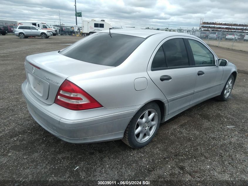 2005 Mercedes-Benz C 230K Sport Sedan VIN: WDBRF40JX5F703629 Lot: 30039011