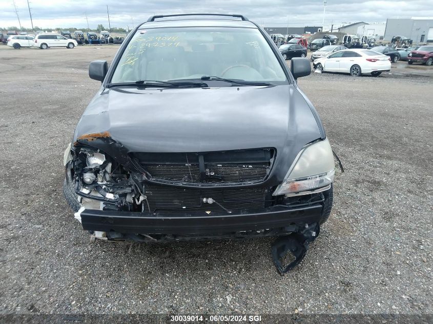 2003 Lexus Rx 300 VIN: JTJHF10U530297374 Lot: 30039014