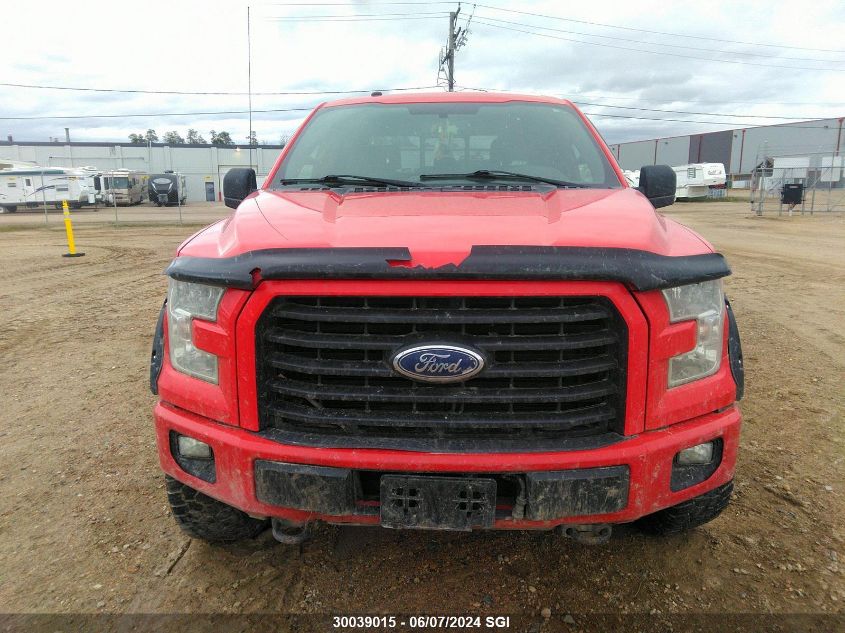 2016 Ford F150 Supercrew VIN: 1FTEW1EGXGFA78857 Lot: 30039015