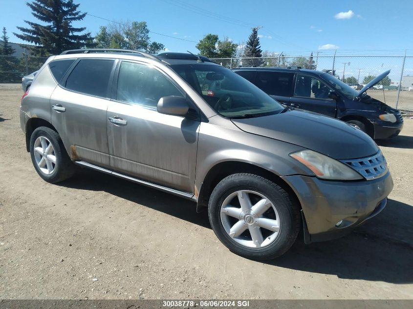 2003 Nissan Murano Sl/Se VIN: JN8AZ08W03W233126 Lot: 30038778