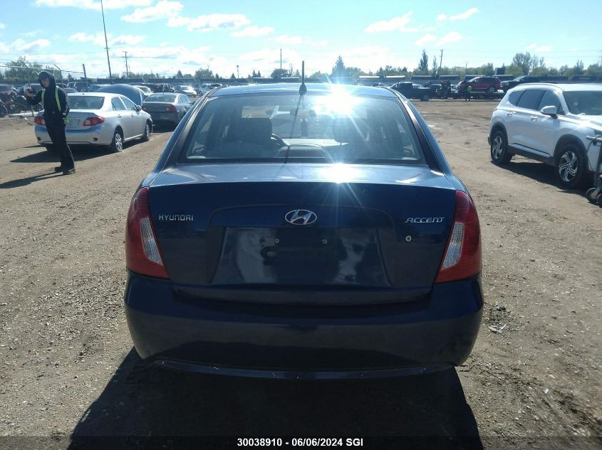 2009 Hyundai Accent Gls VIN: KMHCN45C19U359870 Lot: 30038910