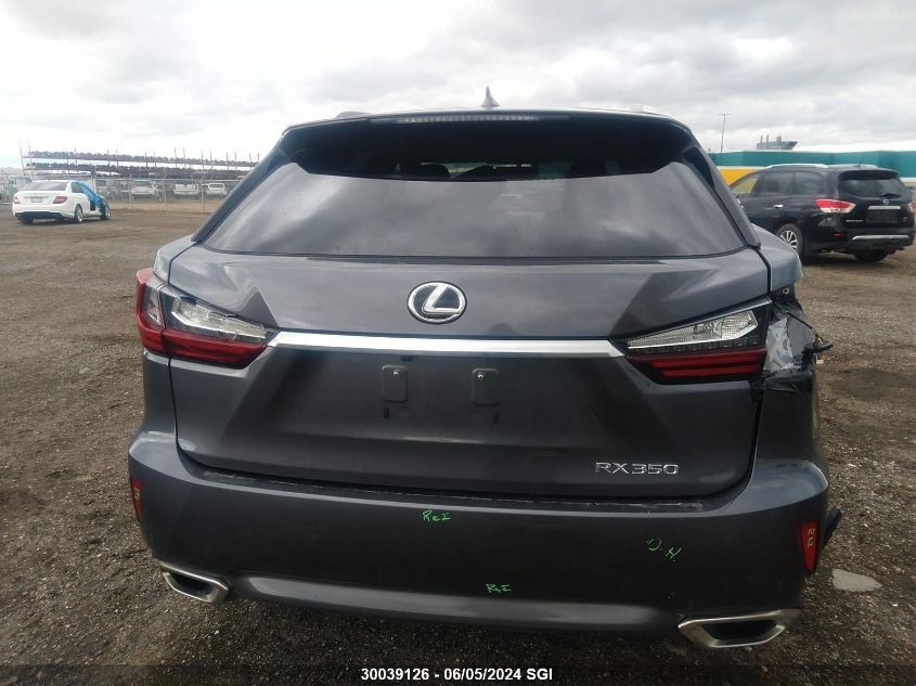 2016 Lexus Rx 350/Base/F Sport VIN: 2T2BZMCA5GC019732 Lot: 30039126