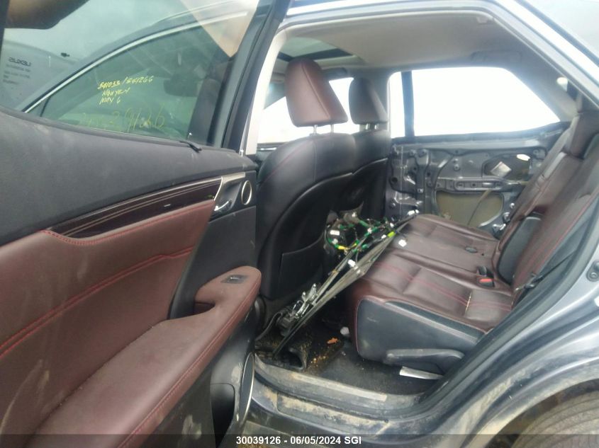 2016 Lexus Rx 350/Base/F Sport VIN: 2T2BZMCA5GC019732 Lot: 30039126