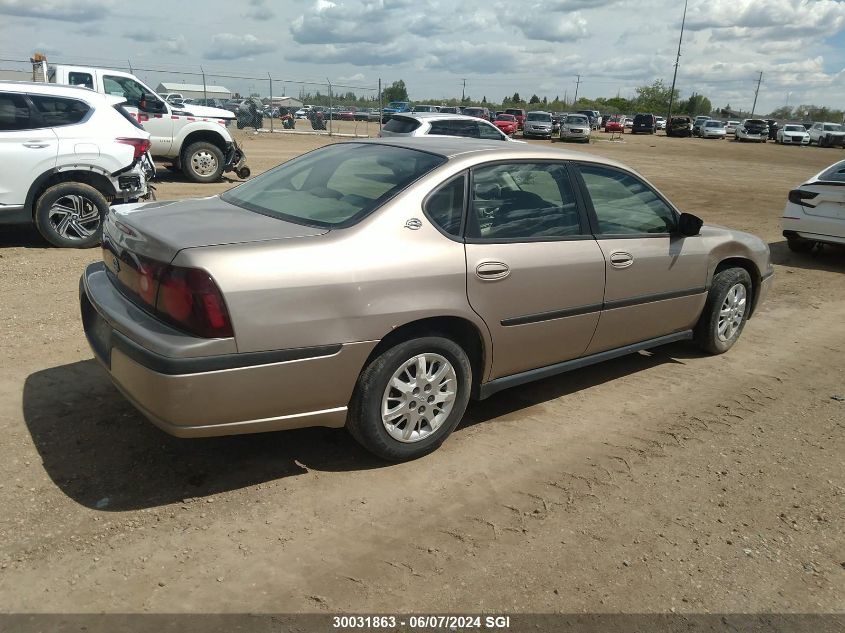 2003 Chevrolet Impala VIN: 2G1WF52E839399337 Lot: 30031863