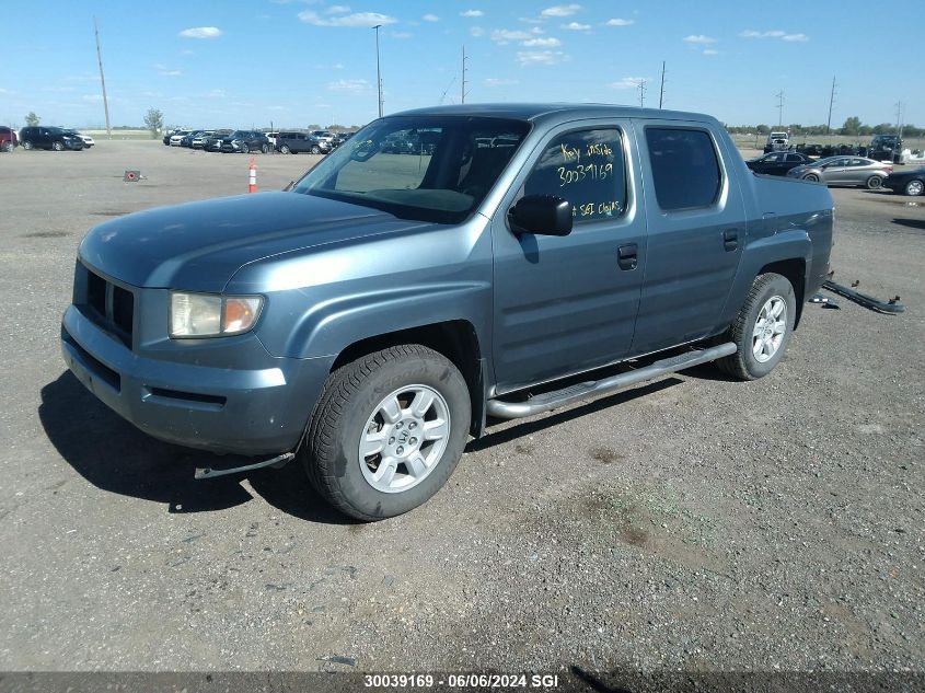 2006 Honda Ridgeline Rt VIN: 2HJYK16276H567351 Lot: 30039169