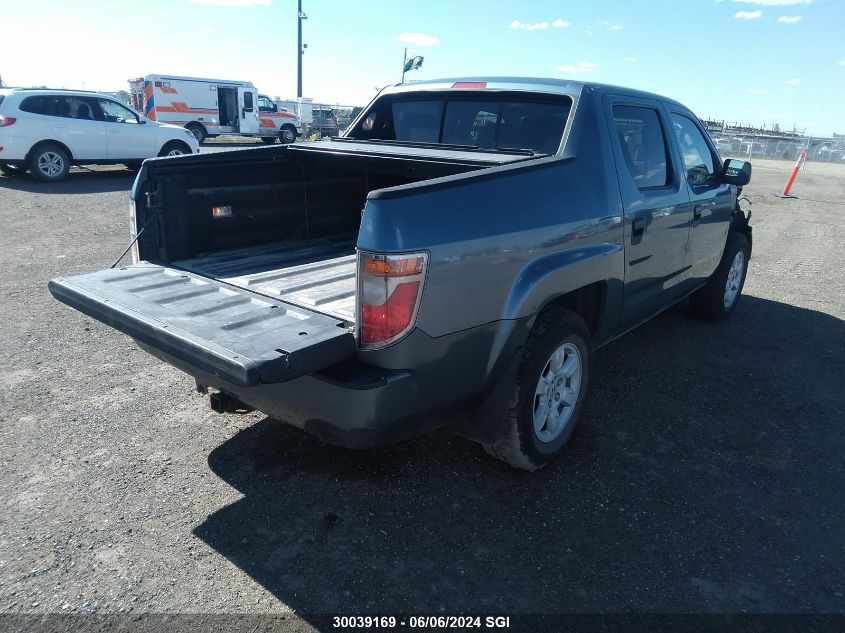 2006 Honda Ridgeline Rt VIN: 2HJYK16276H567351 Lot: 30039169