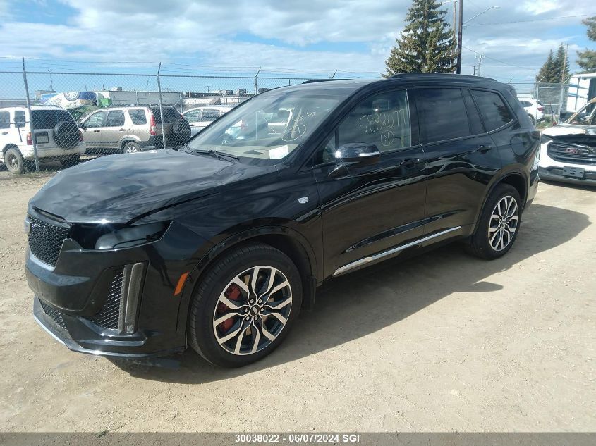 2022 Cadillac Xt6 Sport Platinum VIN: 1GYKPHRS7NZ151566 Lot: 30038022