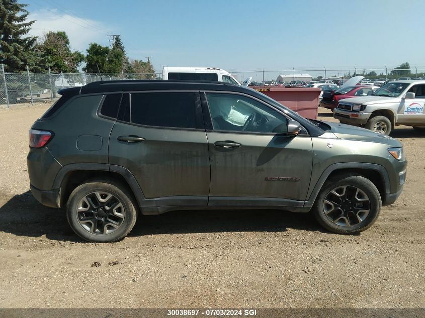 2018 Jeep Compass Trailhawk VIN: 3C4NJDDB2JT117279 Lot: 30038697