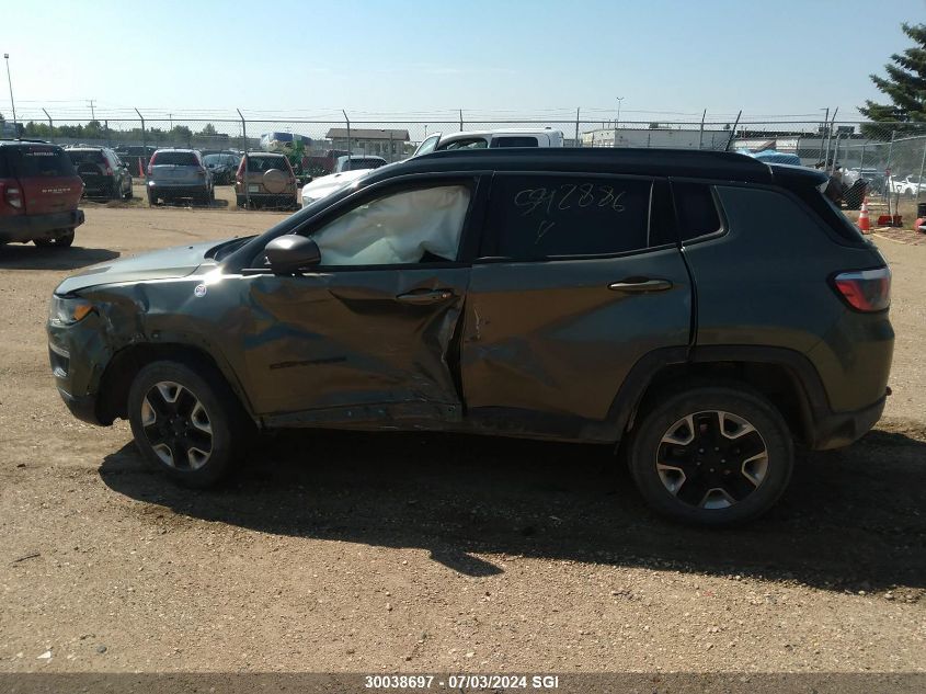 2018 Jeep Compass Trailhawk VIN: 3C4NJDDB2JT117279 Lot: 30038697