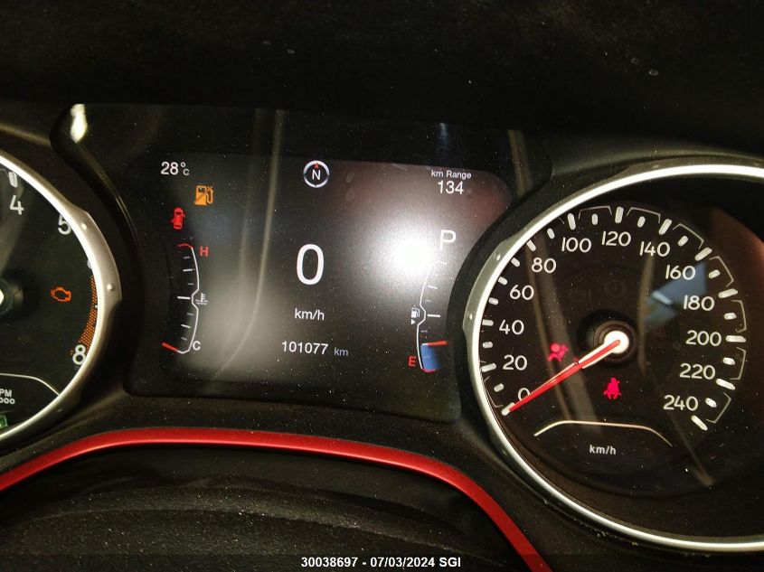 2018 Jeep Compass Trailhawk VIN: 3C4NJDDB2JT117279 Lot: 30038697