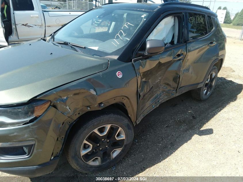 2018 Jeep Compass Trailhawk VIN: 3C4NJDDB2JT117279 Lot: 30038697