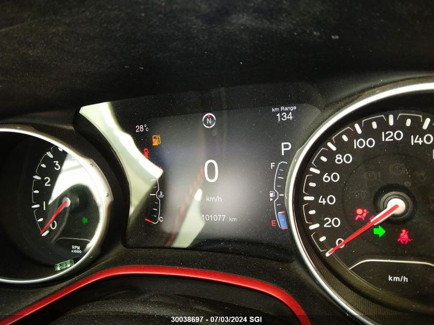 2018 Jeep Compass Trailhawk VIN: 3C4NJDDB2JT117279 Lot: 30038697