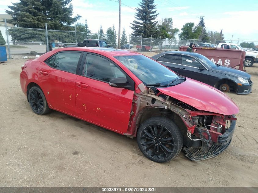 2015 Toyota Corolla L/Le/Le Pls/Prm/S/S Pls VIN: 2T1BURHE6FC260743 Lot: 30038979