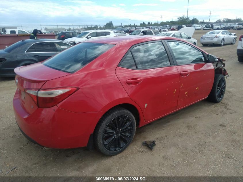 2015 Toyota Corolla L/Le/Le Pls/Prm/S/S Pls VIN: 2T1BURHE6FC260743 Lot: 30038979