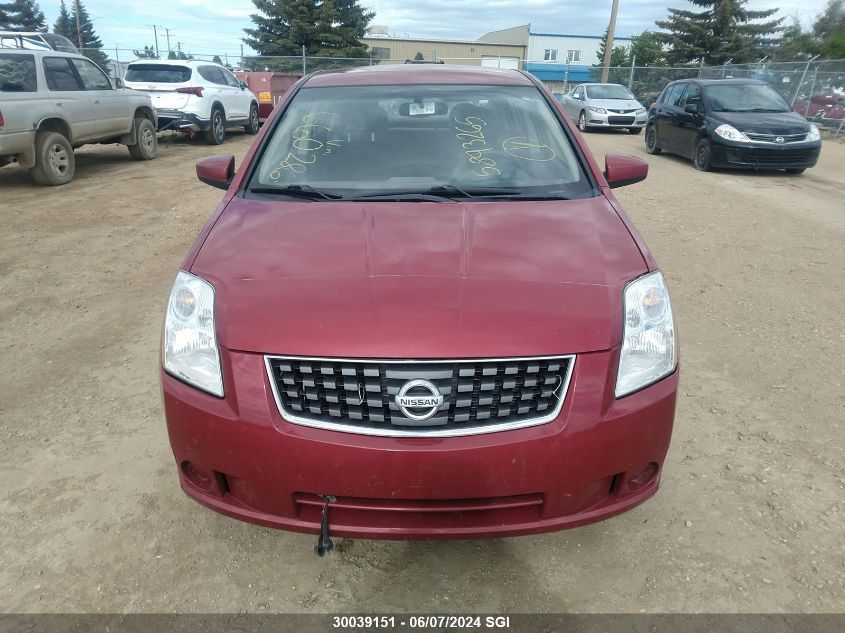 2009 Nissan Sentra 2.0/2.0S/2.0Sl VIN: 3N1AB61E19L660286 Lot: 30039151