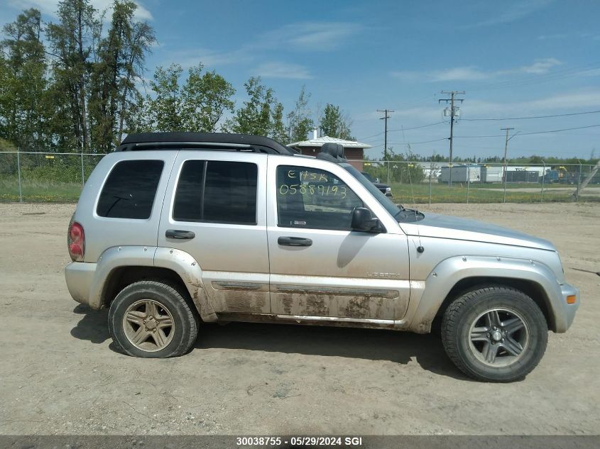 2004 Jeep Liberty Renegade VIN: 1J4GL38K84W213420 Lot: 30038755