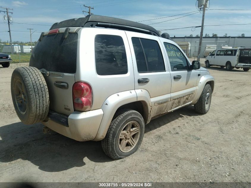 2004 Jeep Liberty Renegade VIN: 1J4GL38K84W213420 Lot: 30038755