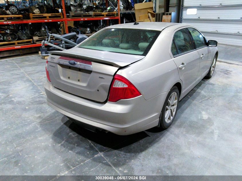 2010 Ford Fusion Sel VIN: 3FAHP0JA1AR240493 Lot: 30039048