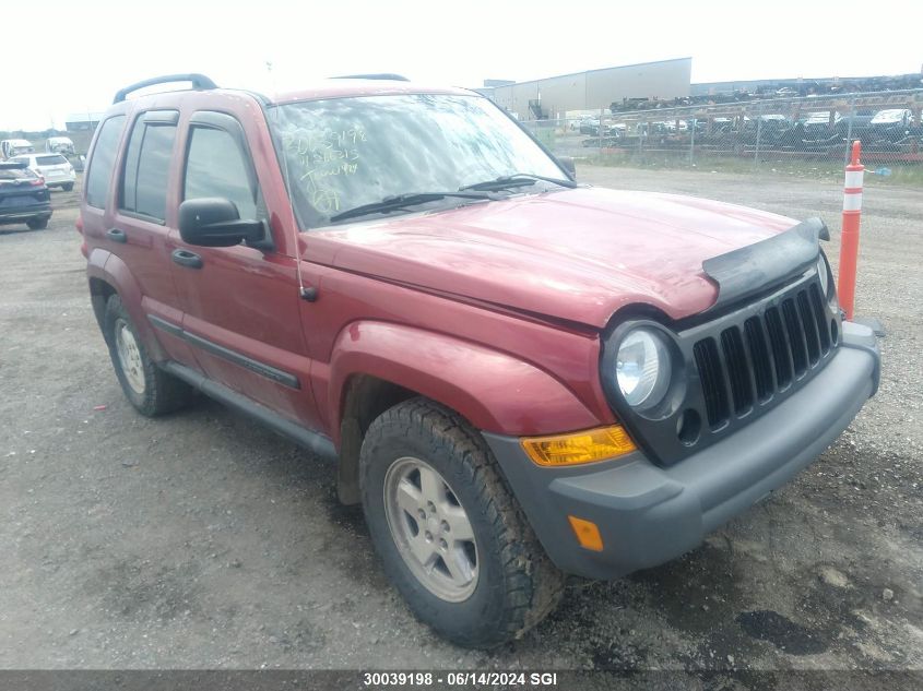 2006 Jeep Liberty Sport VIN: 1J4GL48586W266315 Lot: 30039198