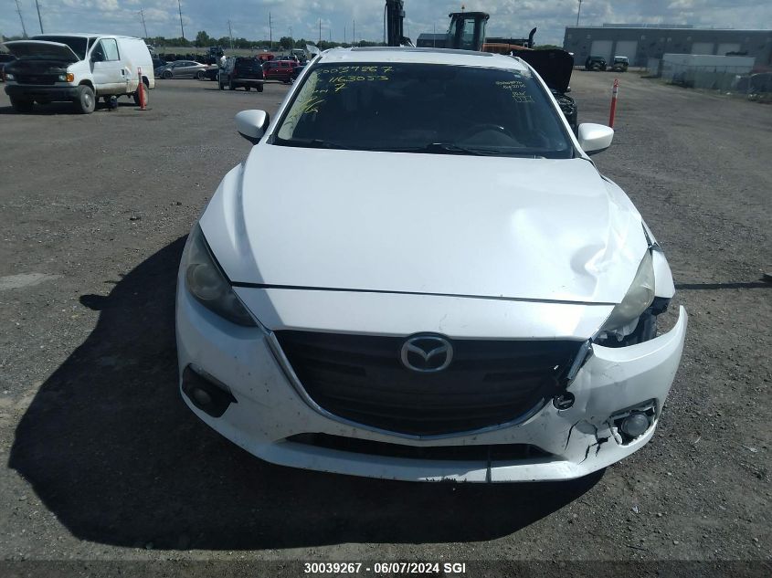 2014 Mazda 3 Touring VIN: JM1BM1V78E1163053 Lot: 30039267