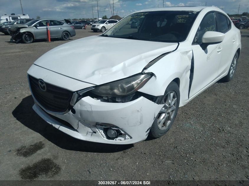 2014 Mazda 3 Touring VIN: JM1BM1V78E1163053 Lot: 30039267