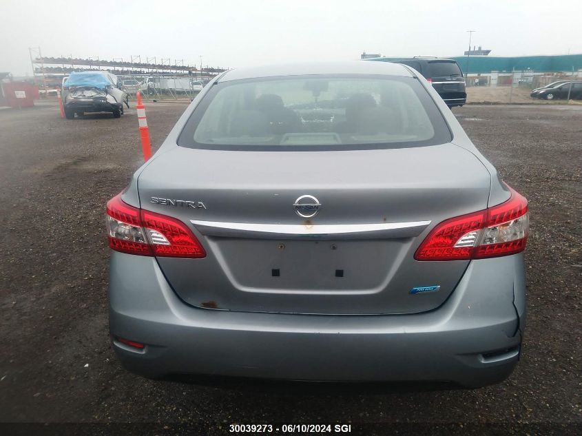 2014 Nissan Sentra S/Sv/Sr/Sl VIN: 3N1AB7AP6EL615832 Lot: 30039273