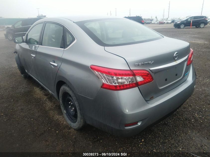 2014 Nissan Sentra S/Sv/Sr/Sl VIN: 3N1AB7AP6EL615832 Lot: 30039273