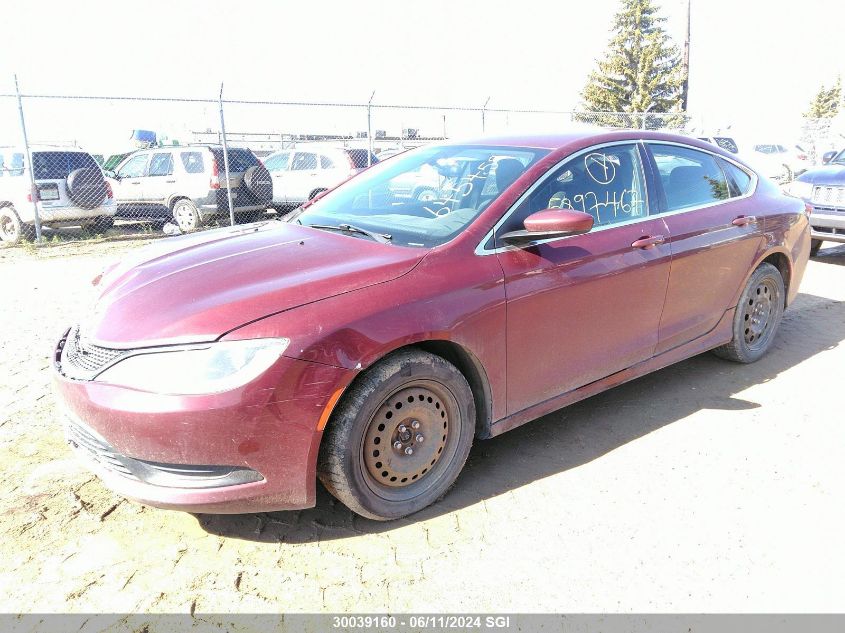 2015 Chrysler 200 Lx VIN: 1C3CCCFB8FN645459 Lot: 30039160