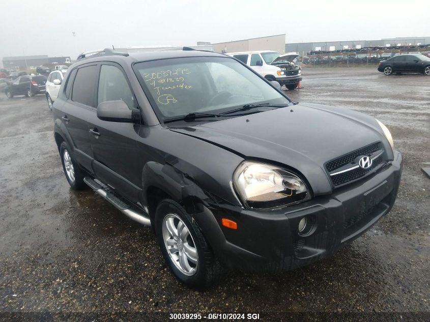 2007 Hyundai Tucson Gl/Gls VIN: KM8JM72D87U591839 Lot: 30039295