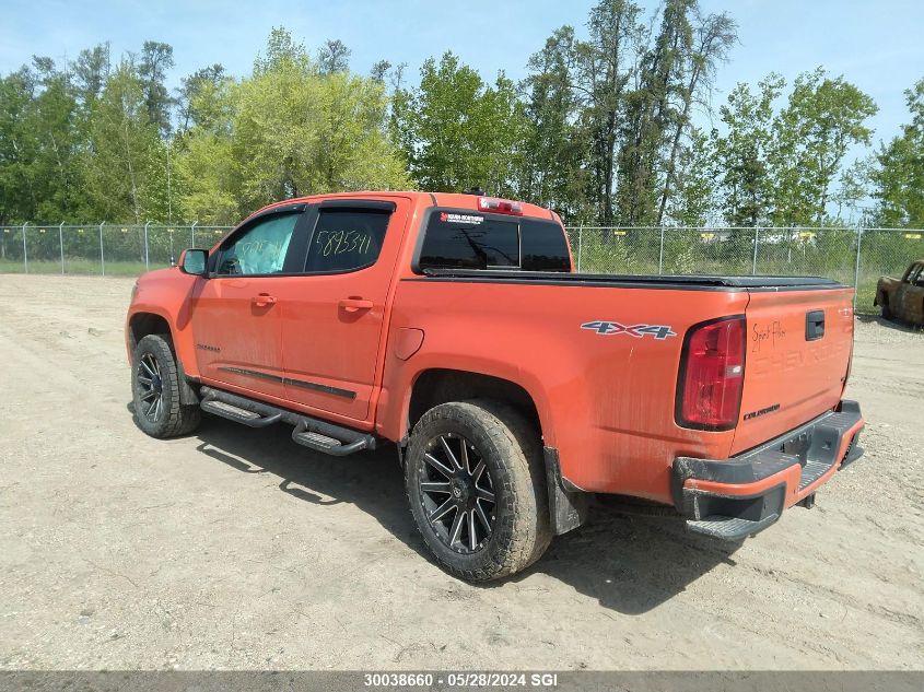 2021 Chevrolet Colorado Lt VIN: 1GCGTCEN5M1255481 Lot: 30038660