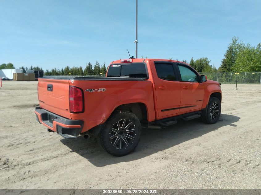 2021 Chevrolet Colorado Lt VIN: 1GCGTCEN5M1255481 Lot: 30038660