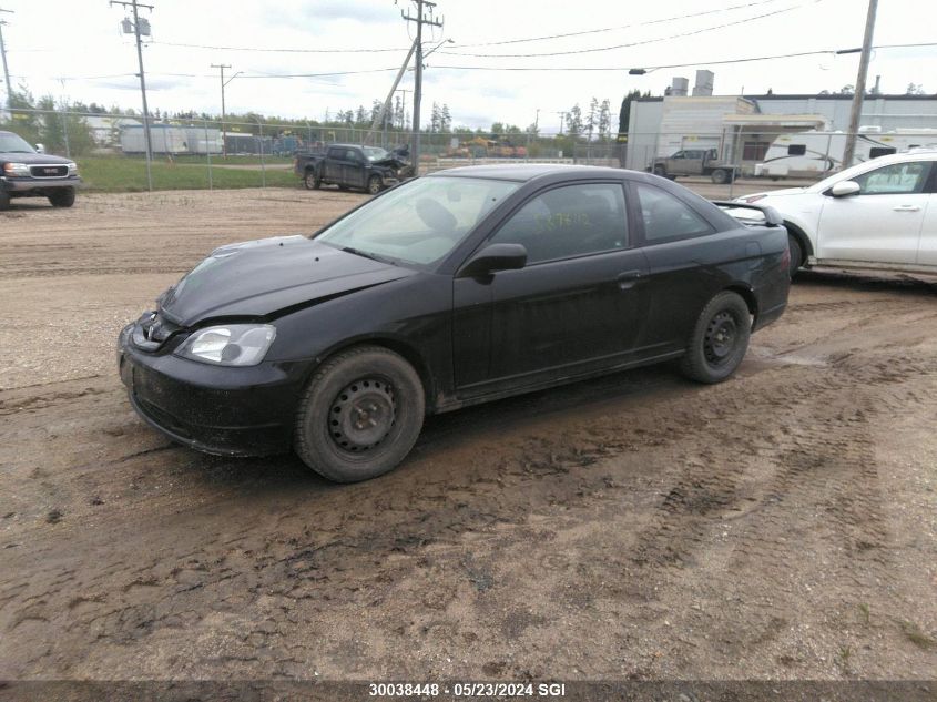 2003 Honda Civic Lx VIN: 1HGEM225X3L814630 Lot: 30038448