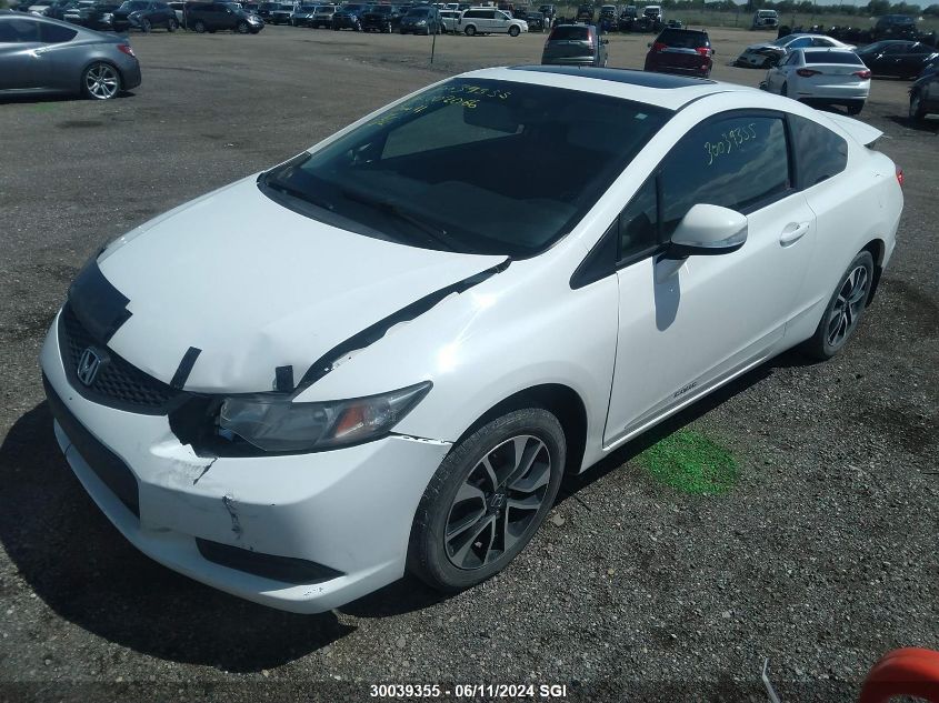 2013 Honda Civic Lx VIN: 2HGFG3B51DH002066 Lot: 30039355