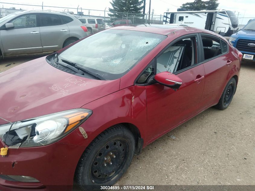 2014 Kia Forte Lx VIN: KNAFX4A63E5110208 Lot: 30034695