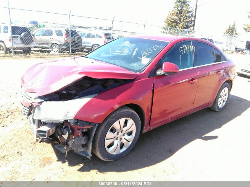 2012 Chevrolet Cruze VIN: 1G1PF5SCXC7168721 Lot: 30038700