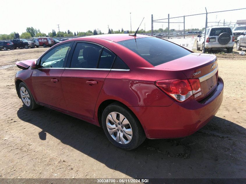 2012 Chevrolet Cruze VIN: 1G1PF5SCXC7168721 Lot: 30038700