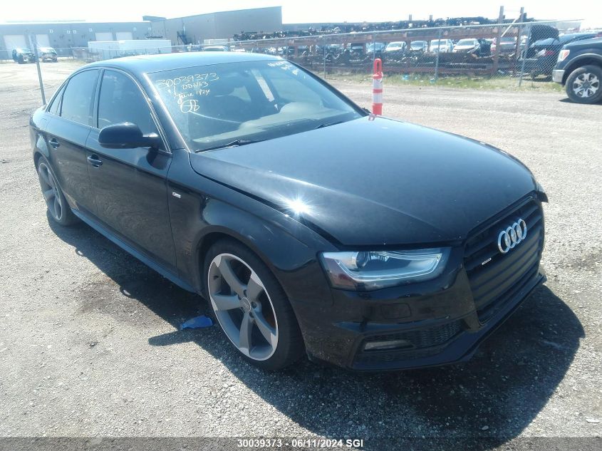 2014 Audi A4 Prestige VIN: WAUKFCFLXEN006163 Lot: 30039373