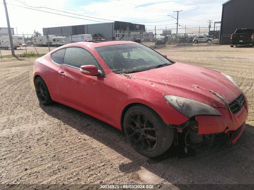 2010 Hyundai Genesis Coupe 3.8L VIN: KMHHU6KHXAU006438 Lot: 30038925