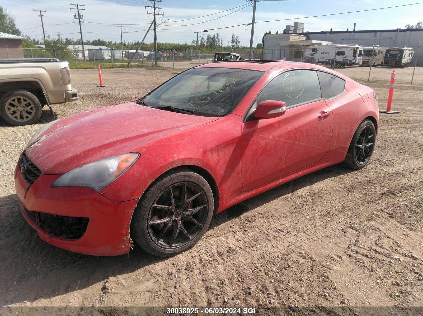 2010 Hyundai Genesis Coupe 3.8L VIN: KMHHU6KHXAU006438 Lot: 30038925