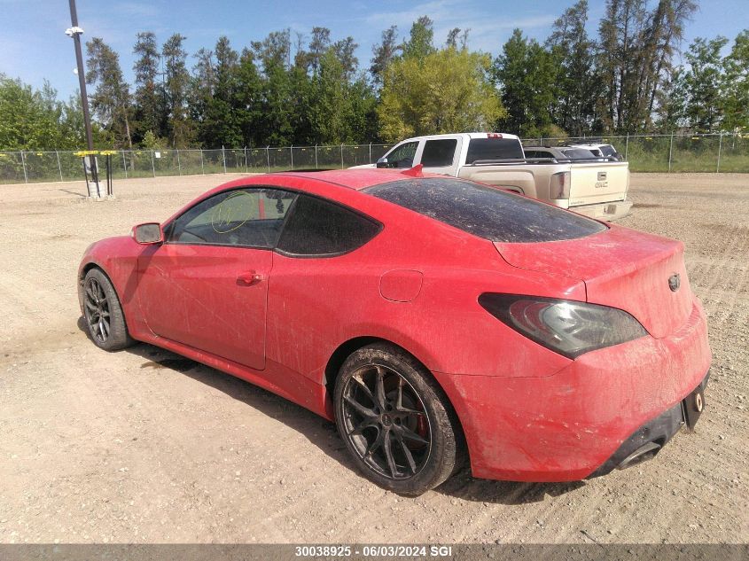 2010 Hyundai Genesis Coupe 3.8L VIN: KMHHU6KHXAU006438 Lot: 30038925