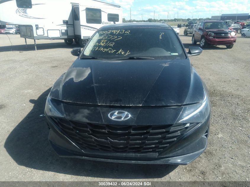 2022 Hyundai Elantra Blue VIN: KMHLM4AJ1NU022777 Lot: 30039432