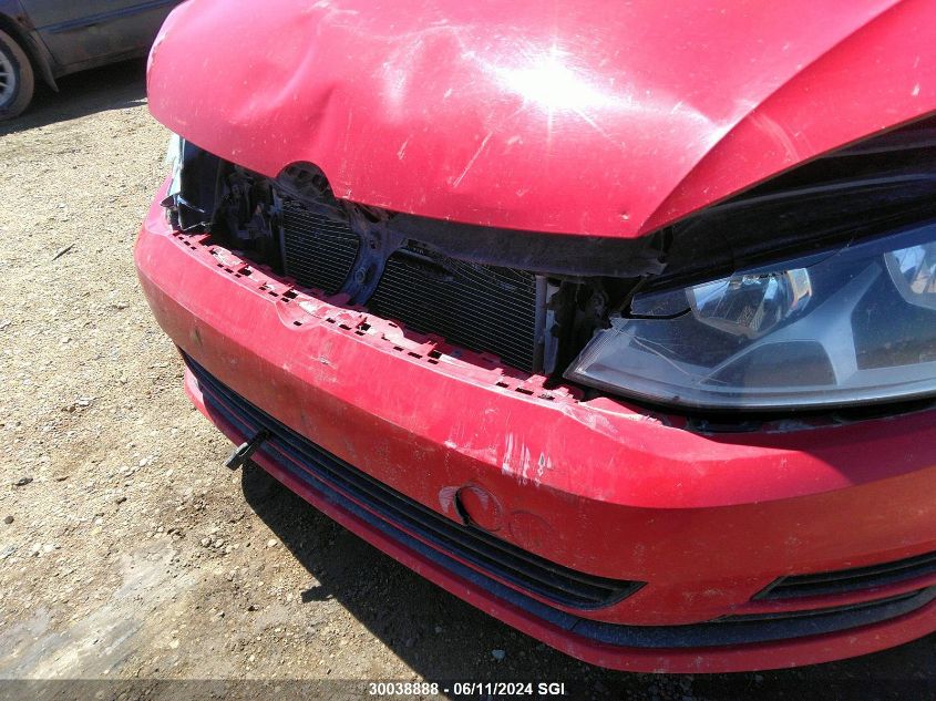 2017 Volkswagen Golf S/Wolfsburg/Se/Sel VIN: 3VW217AUXHM063886 Lot: 30038888