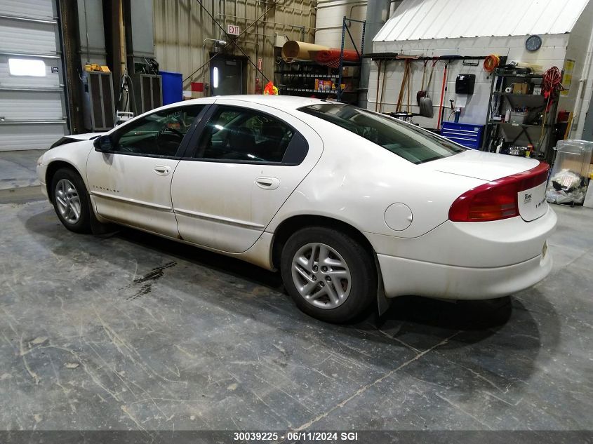 2000 Chrysler Intrepid VIN: 2C3HH46R4YH424978 Lot: 30039225