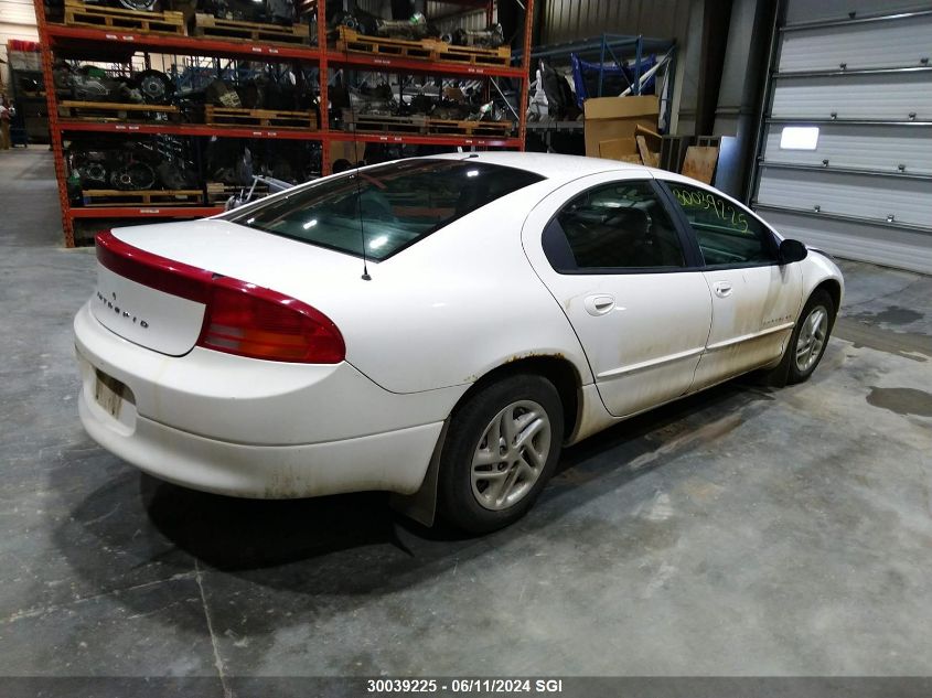 2000 Chrysler Intrepid VIN: 2C3HH46R4YH424978 Lot: 30039225