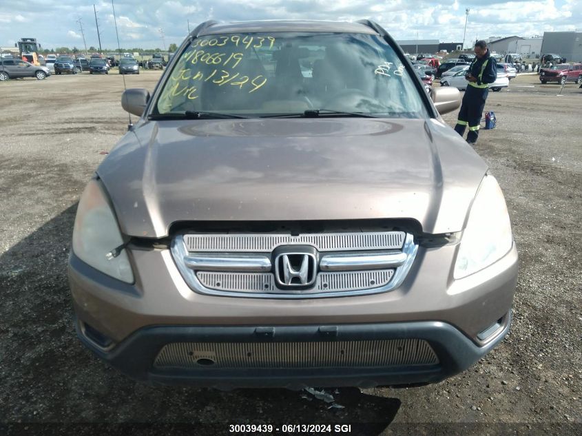 2004 Honda Cr-V Ex VIN: JHLRD789X4C806619 Lot: 30039439