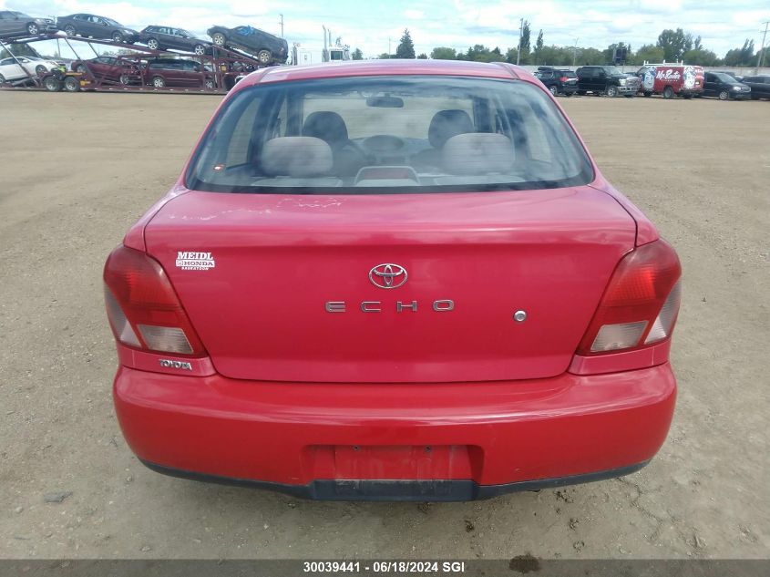 2001 Toyota Echo VIN: JTDBT123910100743 Lot: 30039441