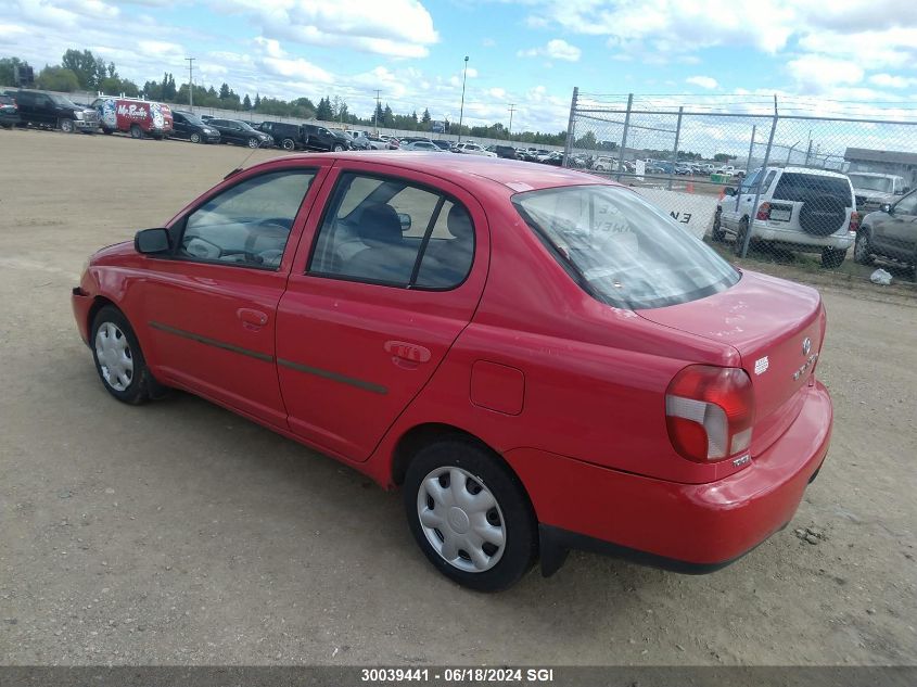 2001 Toyota Echo VIN: JTDBT123910100743 Lot: 30039441