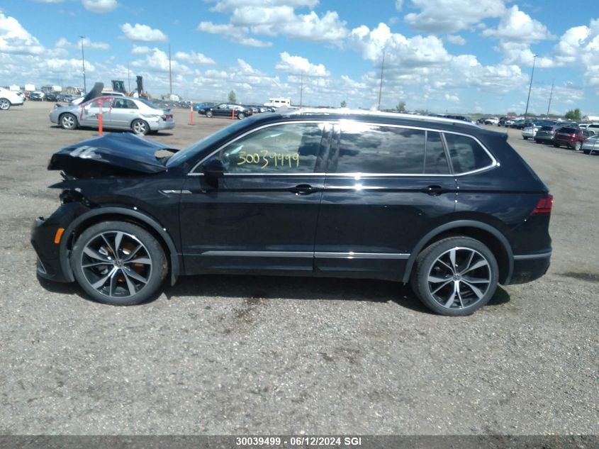 2022 Volkswagen Tiguan Sel R-Line VIN: 3VV4B7AX5NM141278 Lot: 30039499