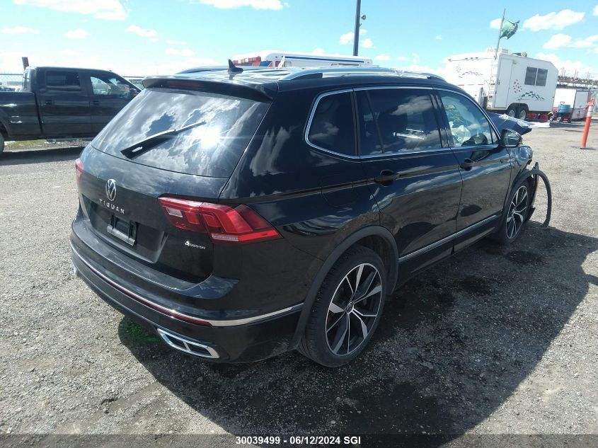 2022 Volkswagen Tiguan Sel R-Line VIN: 3VV4B7AX5NM141278 Lot: 30039499