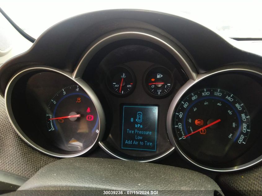 2012 Chevrolet Cruze Lt VIN: 1G1PF5SC4C7367926 Lot: 30039236